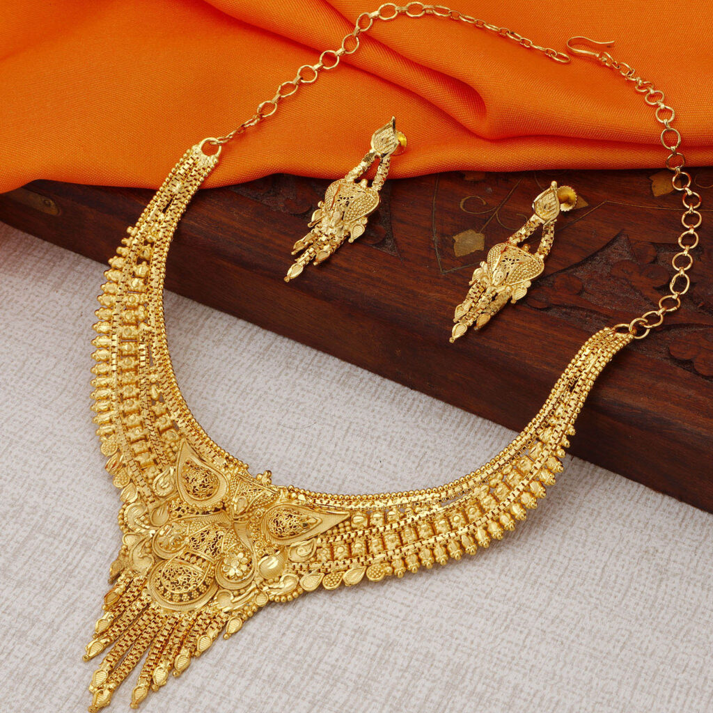 New and Latest Gold Jewellery Set
